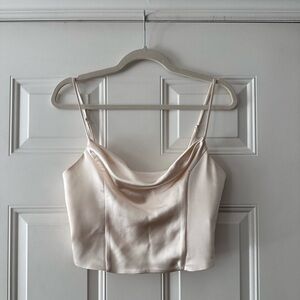 Zara Silk Structured Camisole